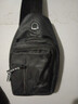 【已售200万】户外男女胸包骑行斜挎包书包【京东物流】运动便携 双层-黑色 实拍图