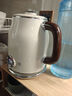 美的（Midea）艺术家电热水壶  烧水壶自动断电保温一体  1.6L大容量电热水壶 316L不锈钢恒温壶 精准控温 63-Q 实拍图