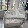 优乐博（ULOP）婴儿床可移动折叠多功能婴儿床拼接床宝宝床新生儿礼物哄睡摇摇床 云梦一键折叠婴儿床送椰棕床垫 万向轮+蚊帐+尿布台+置物袋+摇杆 实拍图