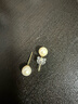 中国黄金淡水珍珠18k金耳钉女彩金耳饰女生结婚纪念日礼物送老婆女友生日 18k金珍珠耳钉-黄金色【京速达】 实拍图