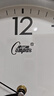 康巴丝（Compas）挂钟客厅 静音走时简约石英钟表挂墙时钟 c2855 黑色 26cm直径 实拍图