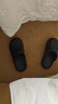 俞兆林（YUZHAOLIN）洞洞鞋男女EVA沙滩鞋凉拖鞋轻盈外穿拖鞋 YG519 黑色光版  44-45  实拍图