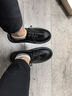 孚尼奴皮鞋男休闲夏季商务正装大头潮流英伦风工作职场面试男士小皮鞋 黑色 单层 升级舒适版 42 实拍图