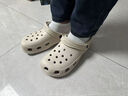 利达妮（TZLDN）厚底洞洞鞋男士夏季外穿沙滩凉鞋防滑防臭eva包头拖鞋手术室专用 沉稳黑【抗菌升级 顺丰直达】 44 -45【标准码】 实拍图
