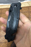煌利（HUANGLI）德国户外装备求生刀具小刀防身折叠刀多功能随身便携野外瑞士折刀 黑猫尖头款 实拍图