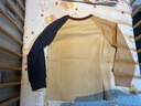 Levi's 李维斯儿童装男童长袖T恤春秋款圆领打底衫百搭撞色插肩袖上衣 焦糖布丁白 110 /56 【建议身高104-110cm】 实拍图