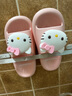 猪爸爸儿童拖鞋女童夏季2025新款室内防滑6-12岁三丽鸥宝宝亲子拖鞋粉40 实拍图