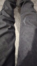 益帛（YIBO）牛仔裤男士秋冬加绒加厚韩版黑灰色弹力修身显瘦休闲小脚长裤子男 灰色加绒 31 【建议120-130斤】 实拍图