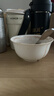斯凯绨（Sky Top）米饭碗陶瓷小汤碗骨瓷纯白家用乔迁酒店餐具4.5英寸金钟碗4件套装 实拍图