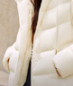 森马（Semir）羽绒服女90绒子短款轻暖三防可爱花苞帽2025冬新款立体防风外套 【正肩显瘦廓形】奶白10501 M 实拍图