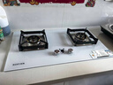 百得（BEST）华帝出品燃气灶嵌入式双灶 家用炉具 5.2KW大火力 双边定时白色钢化玻璃面板 一级能效节能省气 QE602B管道天然气 5.2KW 实拍图