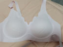 ubras虞书欣同款钻石纱夹心软支撑花瓣杯文胸内衣女胸罩背心-淡雅粉 XL 实拍图