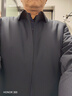 恒源祥行政夹克男外套秋冬装加厚翻领拉链冬季中年爸爸男士棉服冬天 FXLD8609蓝色加棉 XL (185) 实拍图
