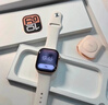 Apple/苹果 Watch Series 10 智能手表GPS款42毫米玫瑰金色铝金属表壳淡桃粉色运动型表带M/L MX1V3CH/B 实拍图