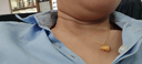 六福珠宝 黄金项链O字链足金素链锁骨链 计价B01TBGN0018 约2.51克 实拍图