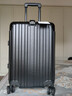 EAZZ【一体铝框｜退换免费】行李箱铝镁合金拉杆箱旅行箱登机密码皮箱 高端 铝框-黑色 22英寸 短中途 出差旅行 实拍图
