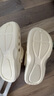 朴西洞洞鞋女夏季厚底踩屎感情侣防滑拖鞋 云朵白  35-36  实拍图