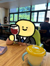 利其尔（Richell） 可按压学饮杯儿童吸管水杯婴儿训练杯畅饮杯吸管杯牛奶杯漱口杯 清新黄 实拍图