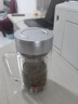 富光双层玻璃杯商务泡茶杯子大容量耐热办公水杯过滤带把银色320ml 实拍图