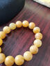 金玉兰香天然老黄玉散珠玉石手工串珠diy手链佛珠圆单颗配饰项链珠子 实拍图