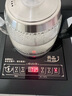 开品 全自动底部上水感应续水电热水壶 家用办公茶具套装烧水消毒茶台 可嵌入式玻璃烧水壶茶桌一体 1L 晶耀黑20X37CM 烧水煮杯 桶水款 实拍图