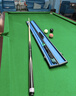 健英台球杆小头分体斯诺克桌球杆黑8八中式单支球杆盒套装10.2mm 黑耀 实拍图