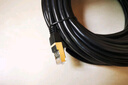 绿联六类屏蔽网线 CAT6类千兆网络连接线 工程家用电脑宽带8芯双绞成品跳线 黑8米55175 实拍图
