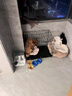 喵末狗笼子大中小型犬狗窝带厕所折叠便携猫笼子超大号狗狗围栏宠物笼 黑色50*33*38 适合10斤内 基础款：防卡脚垫+托盘厕所 实拍图