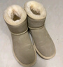意尔康女靴雪地靴女冬季厚底加绒加厚保暖棉鞋百搭中筒短靴妈妈棉靴子 米白色 加绒 【靴筒羊毛内里】 37 实拍图