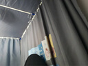 本屋创品学生宿舍遮光床帘蚊帐一体式上下铺专用高低床挡帘 银灰色【五面强遮光+三开门】 190cm*90cm 0安装上下铺-高度可调 实拍图