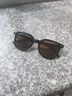 米奇啵啵墨镜 韩版太阳镜 防UV400 驾驶骑行旅游必备男女通用 2025网红款 C4038成人款-黑框茶片 实拍图
