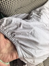 富安娜全棉床笠单件 夏季纯棉床单床罩隔脏床垫保护套 可水洗床罩高26cm 【长绒棉热销款】灰色 1.8米床 180cm*200cm 实拍图