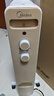 美的（Midea）【金缕衣】取暖器家用/电暖器/电暖气/加湿烘衣/13片全屋大面积取暖器/电热油汀取暖器NY2213-18GW 实拍图