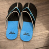 回力人字拖男夏季外穿沙滩防滑夹脚简约休闲EVA夹趾拖新款男凉拖 灰蓝 43 【标准码】 实拍图