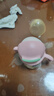 babycare小企鹅学饮杯 儿童吸管式水杯 儿童防漏防摔带手柄喝奶瓶含重力球 【升级款】240ml莱莎粉PPSU 升级 实拍图