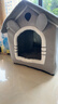 阿柴与猫猫窝半封闭式房子型冬季保暖网红猫屋猫咪床四季通用狗房子宠物窝 实拍图