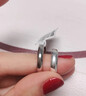 BJYLS999足银戒指女男素圈食指环小众开口纯银尾戒饰品实用礼物送女友 【999足银】极简素圈戒指-女款 实拍图