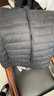 网易严选90鸭绒轻薄羽绒服保暖0压感排骨羽绒内胆防泼水蓄热抗菌外套 A款25秋冬90鲜绒立领-水墨黑 2XL 实拍图