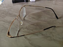 WAN XIN防蓝光眼镜框配近视镜片送男女时尚金属TK1 9051黑金 配万新1.60较薄非球面树脂镜片 实拍图