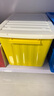 SPACEXPERT 衣物收纳箱特大号塑料整理箱车载储物箱80L黄色 1个装 带轮 实拍图