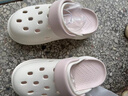 朴西夏季沙滩厚底增高小个子女生休闲洞洞鞋 卡其色 40-41  实拍图
