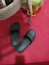 京东京造【糖果拖】拖鞋男士防滑轻便情侣防臭浴室拖凉拖鞋夜色黑44-45 实拍图