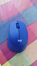 罗技（Logitech）M330 静音鼠标 无线鼠标 办公鼠标 右手鼠标 蓝色 带无线2.4G接收器 实拍图