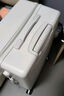 B.L.B.L行李箱拉杆箱高颜值端旅行箱包密码箱男女大容量皮箱子24英寸白色 实拍图
