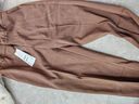 betu百图女装气质通勤款中高腰弹力毛呢休闲烟管显瘦直筒西裤2110T52 深啡 S 实拍图