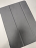 毕亚兹 适用ipad 10.2英寸保护套 2021年9/8/7代 通用苹果平板电脑三折支架 智能休眠保护壳 PB179金刚黑 实拍图