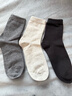 南极人男士袜子100%纯棉男袜6双抑菌无骨防臭休闲商务秋冬中筒袜 实拍图