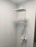荣事达淋浴恒温花洒全套一体式上门安装增压喷头卫浴混水阀十大知名品牌 【奶油白】控温镜面氛围灯花洒L 实拍图