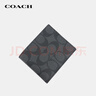 蔻驰（COACH）【品牌直供】男士短款折叠钱包黑色F6655 实拍图