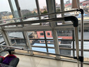 美丽雅晾衣架落地 阳台折叠晒衣架挂衣服不锈钢三杆伸缩室内外挂衣架 实拍图